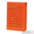 Perpetual Calendar in Orange