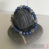 Bracelet - Handcrafted - Blue Pearl Design