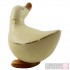 Duckling in Pastel Cream with Sideways Glance