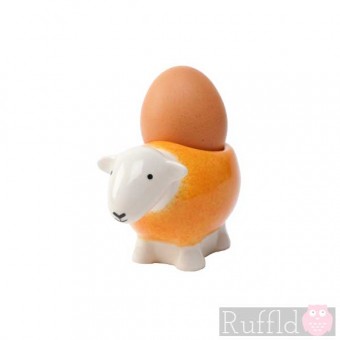 Sheep Egg Cup in Orange