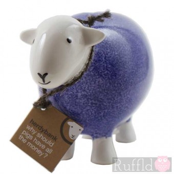 Sheep Money Box in Purple