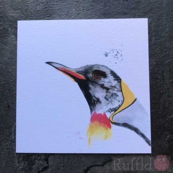 Card - Inky Penguin