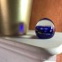 Paperweight - Salsa Collection - Oval Glass in Cobalt Blue Design