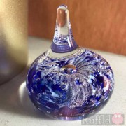 Ring Holder - Salsa Collection - Glass in Blue and Pink Design