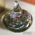 Ring Holder - Salsa Collection - Glass in Green and Pink Design