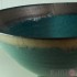 Porcelain Bowl in Dark Green by Richard Baxter