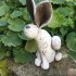 Ceramic Individually designed Small Hare - Ears Up