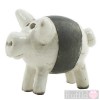Ceramic Individually designed Pig in white and black