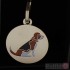 Dog ID Tag with Beagle Design by Sweet William