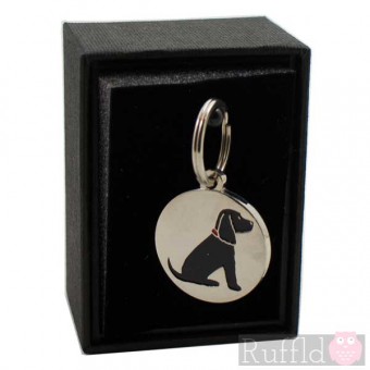 Dog ID Tag with Cocker Spaniel Design by Sweet William