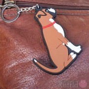 Dog Key Ring - Boxer Design