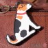 Dog Key Ring - Jack Russell Design