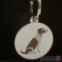 Dog ID Tag with Springer Spaniel Design by Sweet William