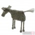 Wire Knitted Small Cow Sculpture