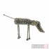 Wire Knitted Small Standing Hound Sculpture